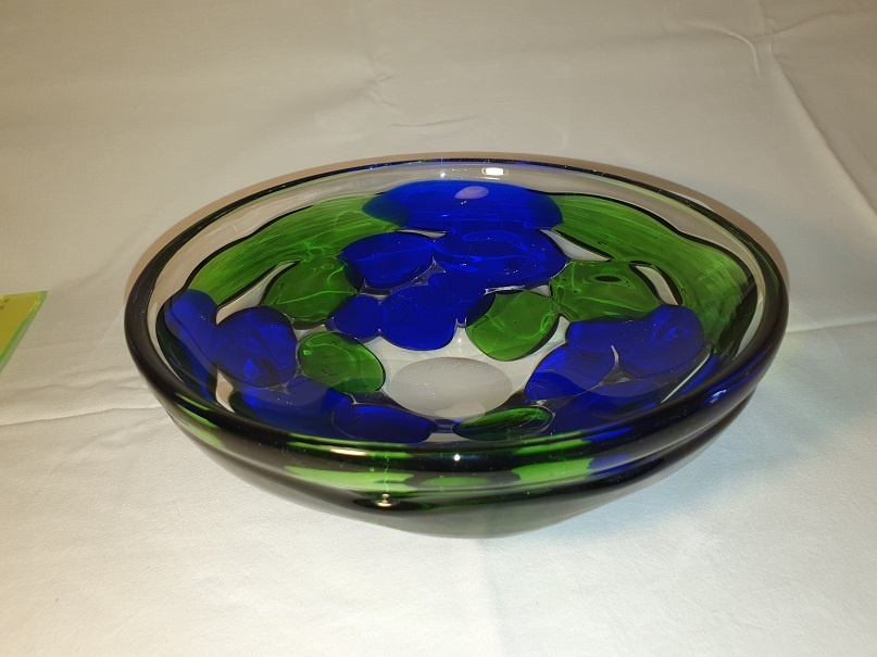 MISA SKLENENÁ DEKORAČNÁ - 2