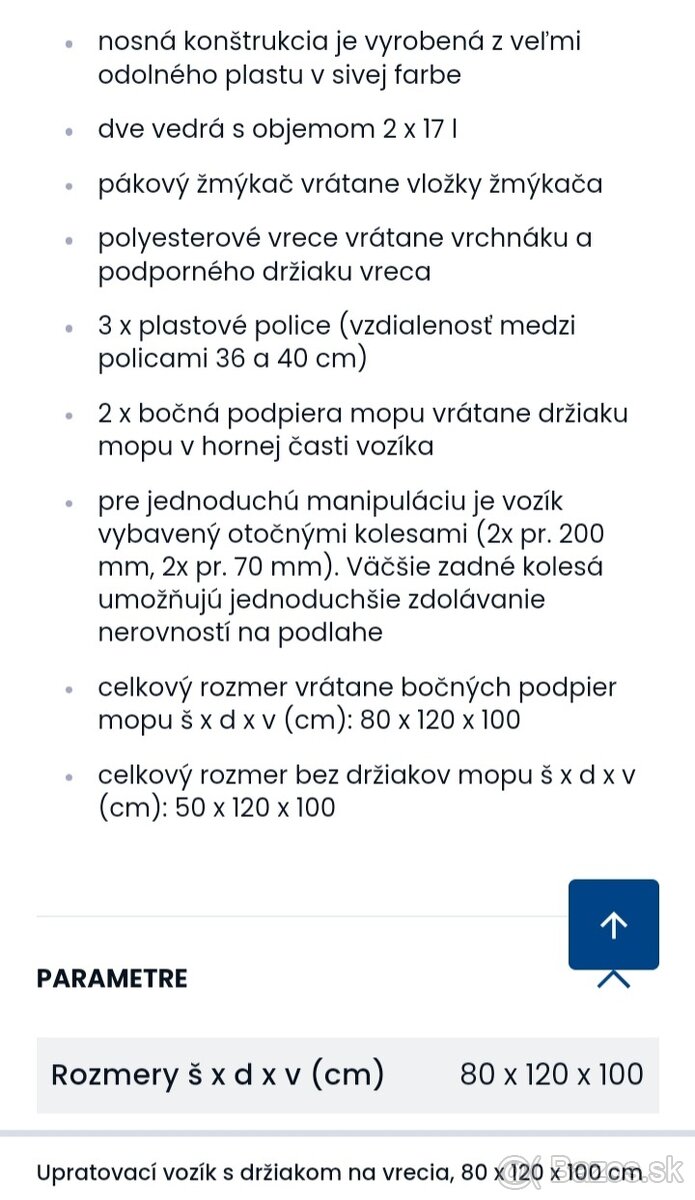 Upratovací vozík - 2