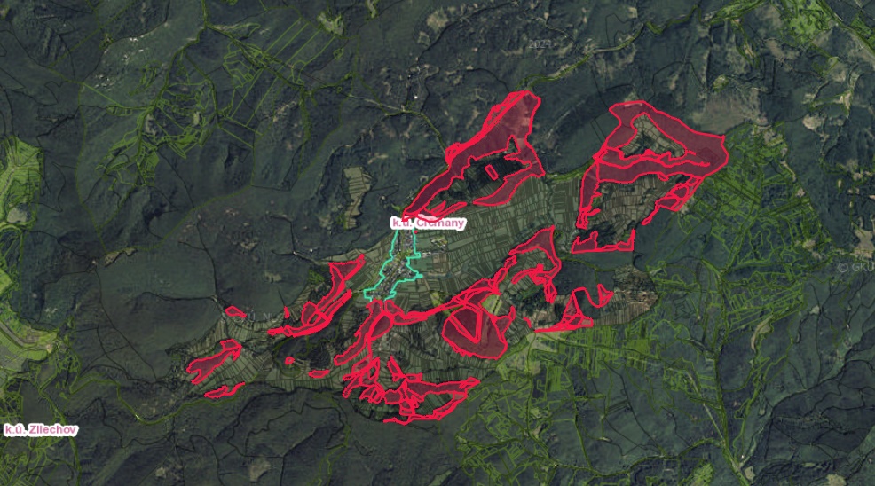 Čičmany – 8.600 m2 LESOV (Urbáru) - 2