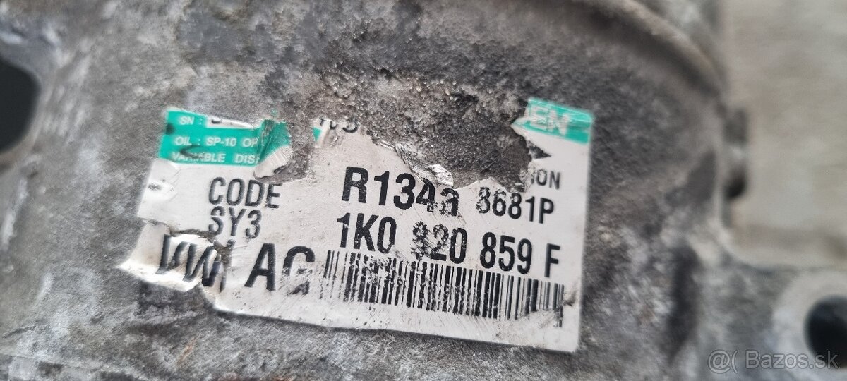 Kompresor klimatizácie 1,9tdi/2.0tdi PD VW group - 2