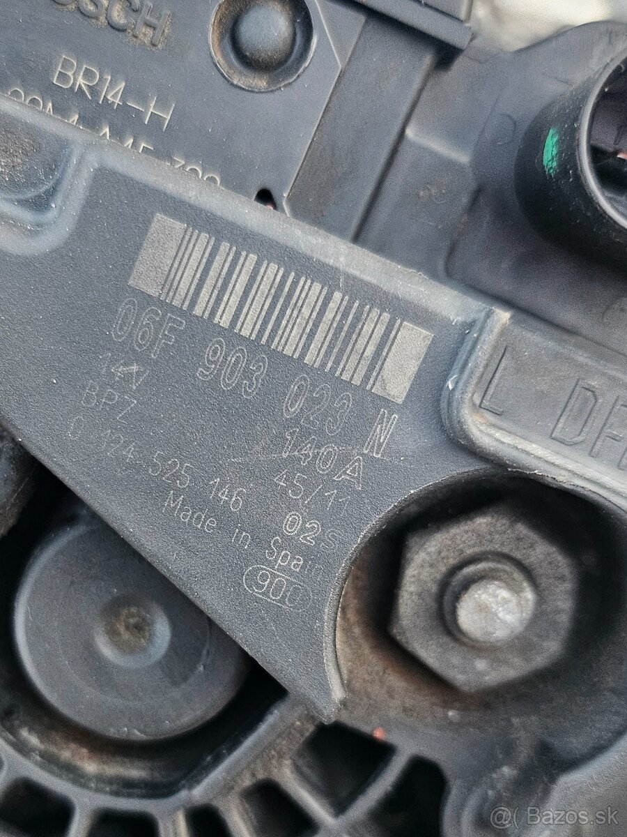 Alternátor BOSCH VW AG 140A 06F903023N - 2