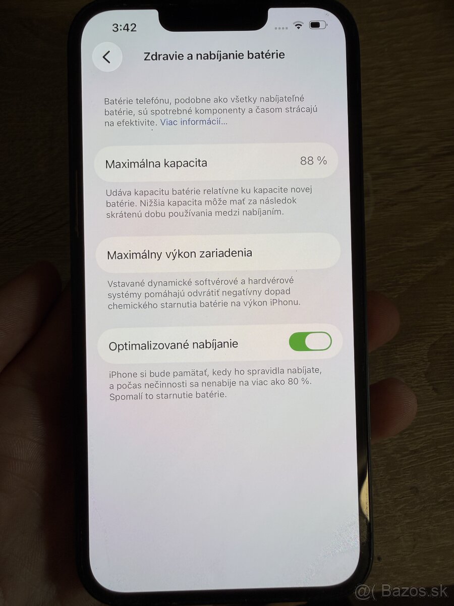 🔥 iPhone 13 Midnight 128GB – Top stav, 220 € 💥 - 2