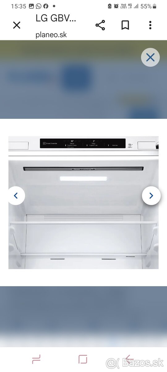 LG chladnička s mrazničkou NOVA V ZARUKE - 2