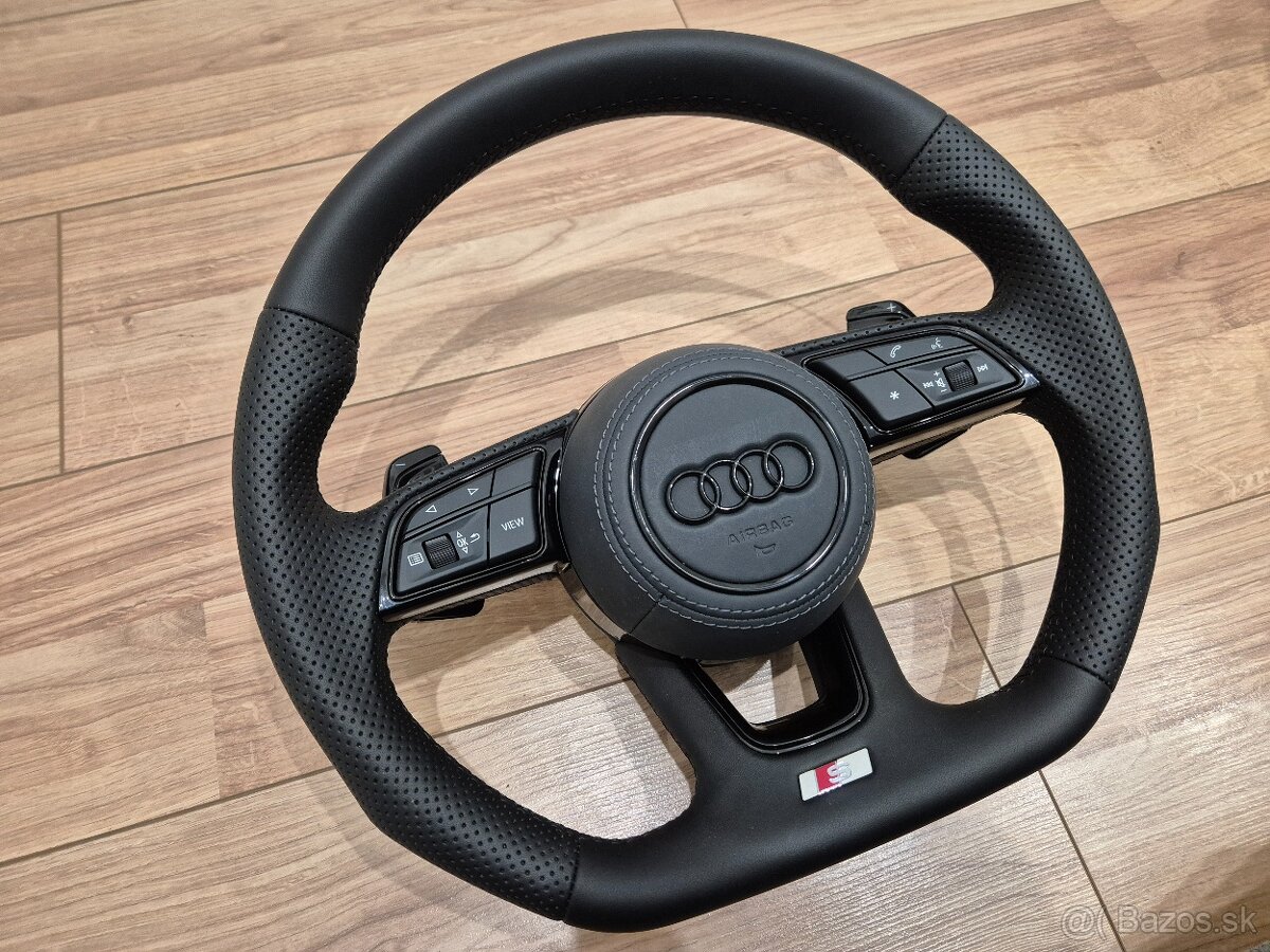 AUDI SLINE VOLANT MULTIFUNKCNY S PÁDLAMI A3 A4 A5 A6 Q5 Q7 - 2