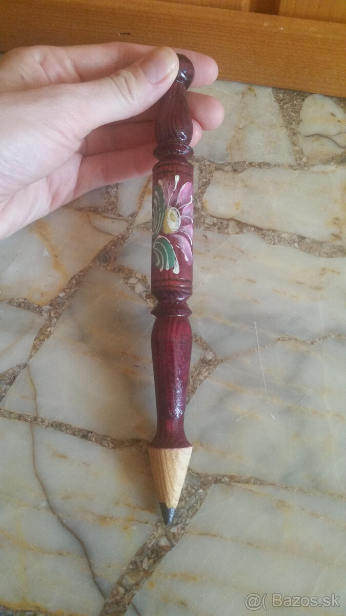 veľká maľovaná ceruzka na dekoráciu - 2