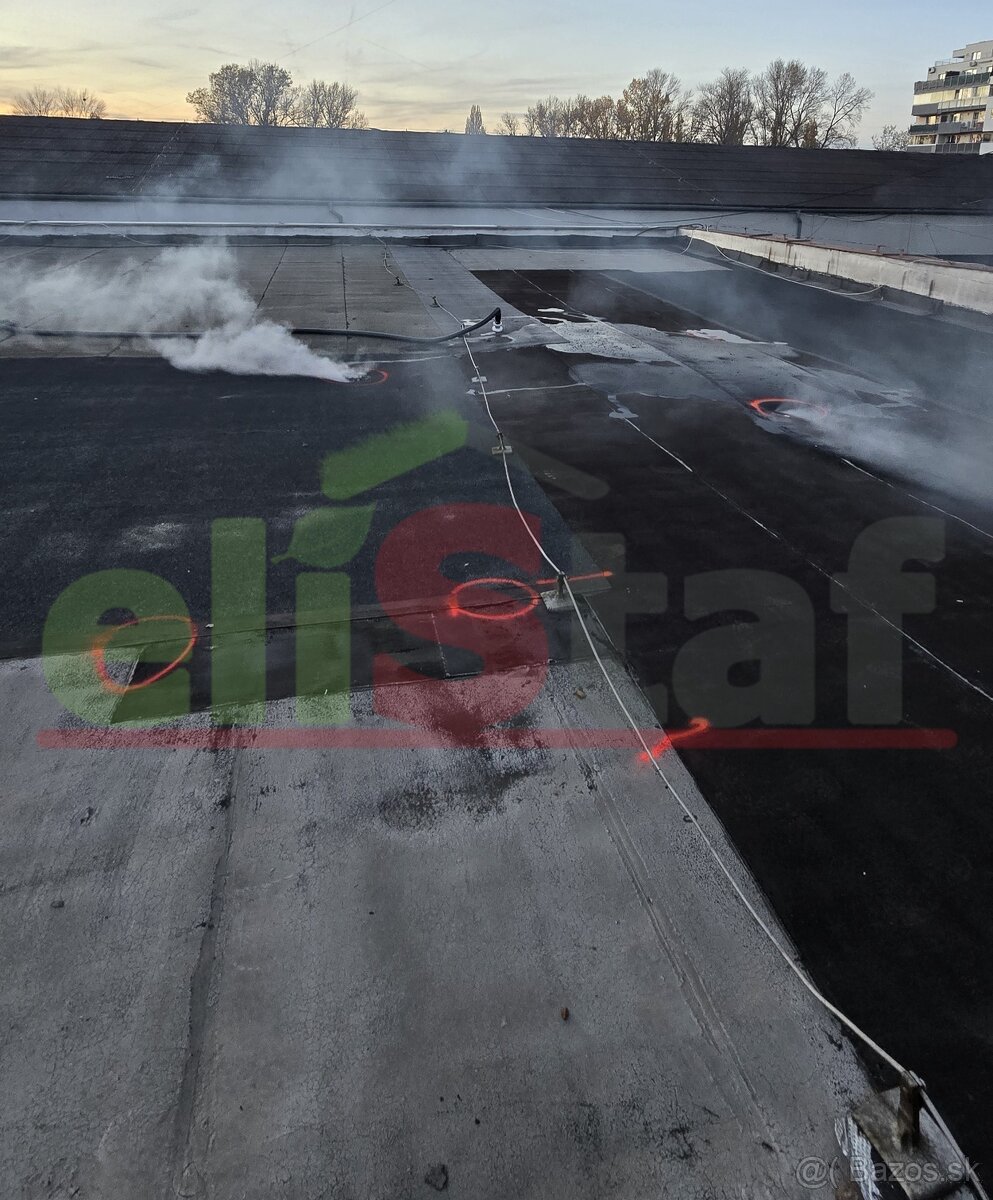 Ploche strechy / dymová skúška / termovízia/ iskrová skúška - 2