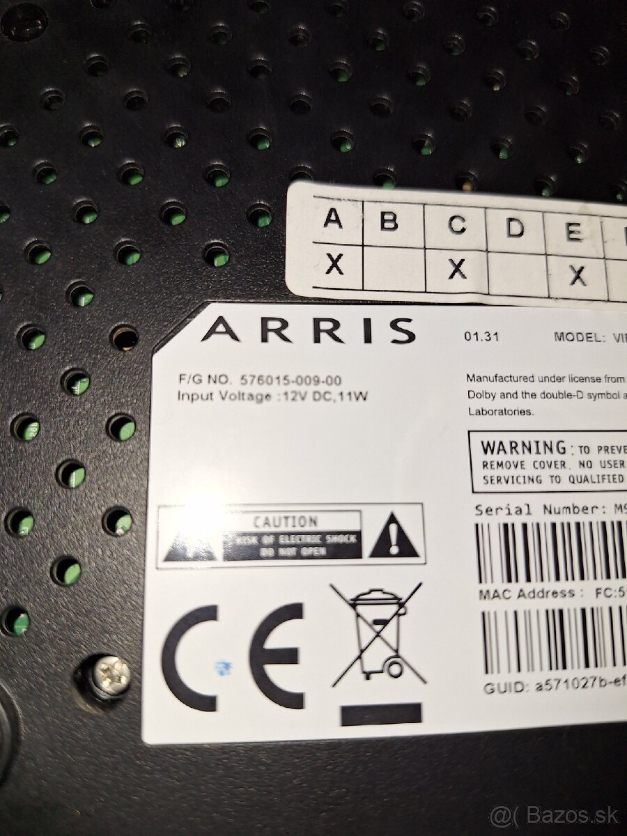 Predám Magio set Box ARRIS - 2