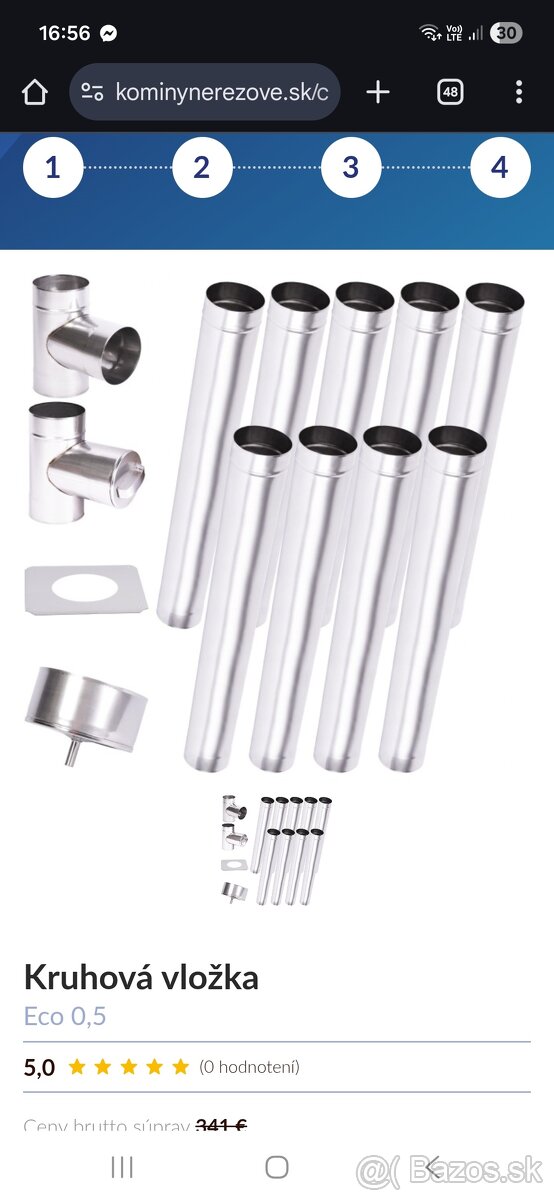 Kúpim / hľadám nerezovu ruru na dymovod - 2