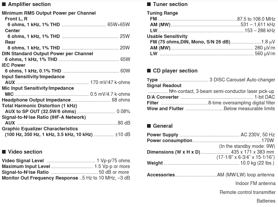 Predám Hifi Yamaha receiver s CD meničom - 2