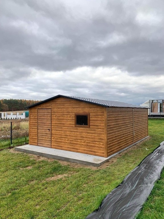 Plechová garáž 5x6m - 2