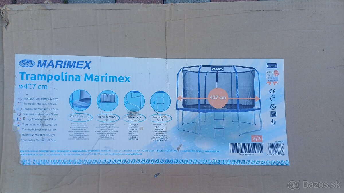 Trampolína marimex 427cm - 2