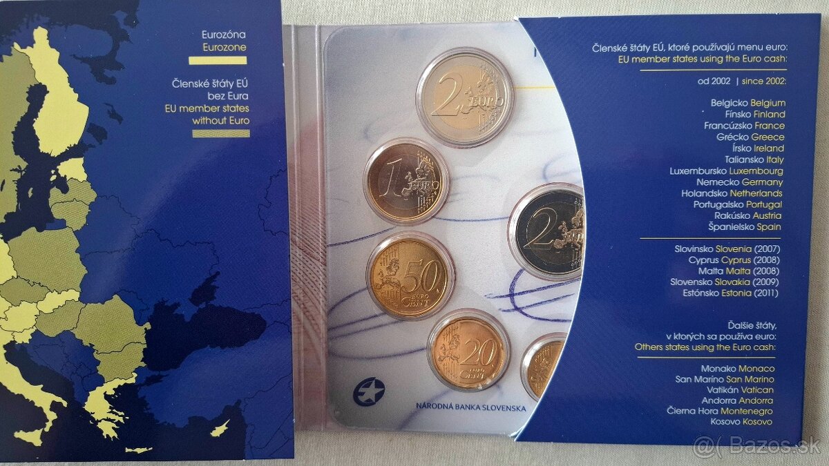 Sada mincí 10.výročoe zavedenia eura rok 2012. - 2