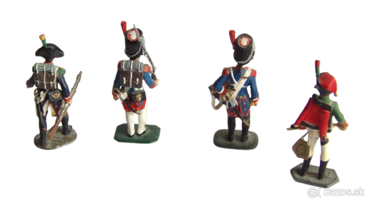 4 kusy cínových vojáků - Slavkov - 2