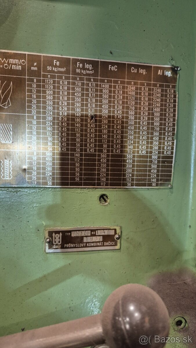 stlpova vrtacka VS32B - 2