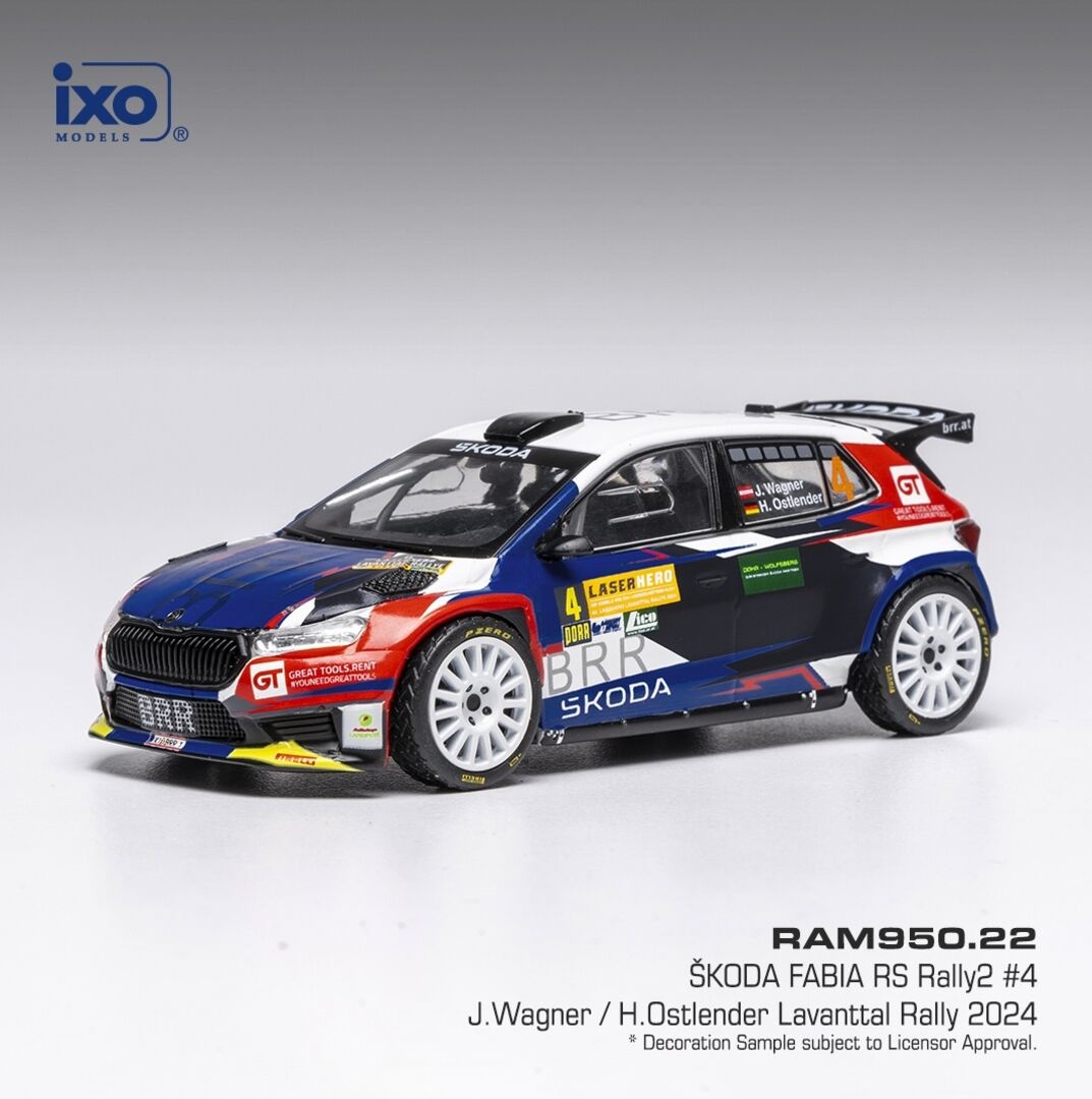 Modely Škoda Fabia Rally2 1:43 IXO - 2