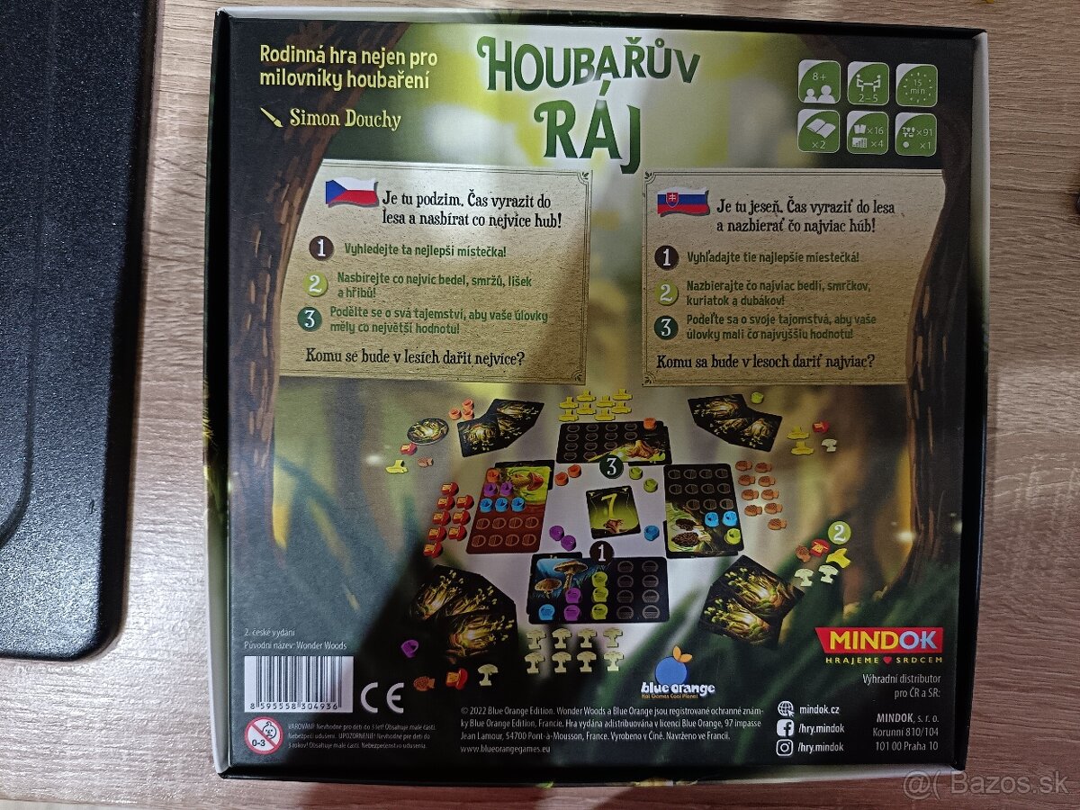 spolocenska hra Houbarov raj - 2