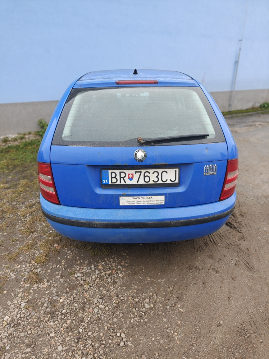 Škoda Fábia combi praktik 6Y - 2