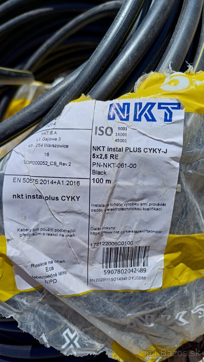 Kabel CYKY-J 5X2,5 RE - 2
