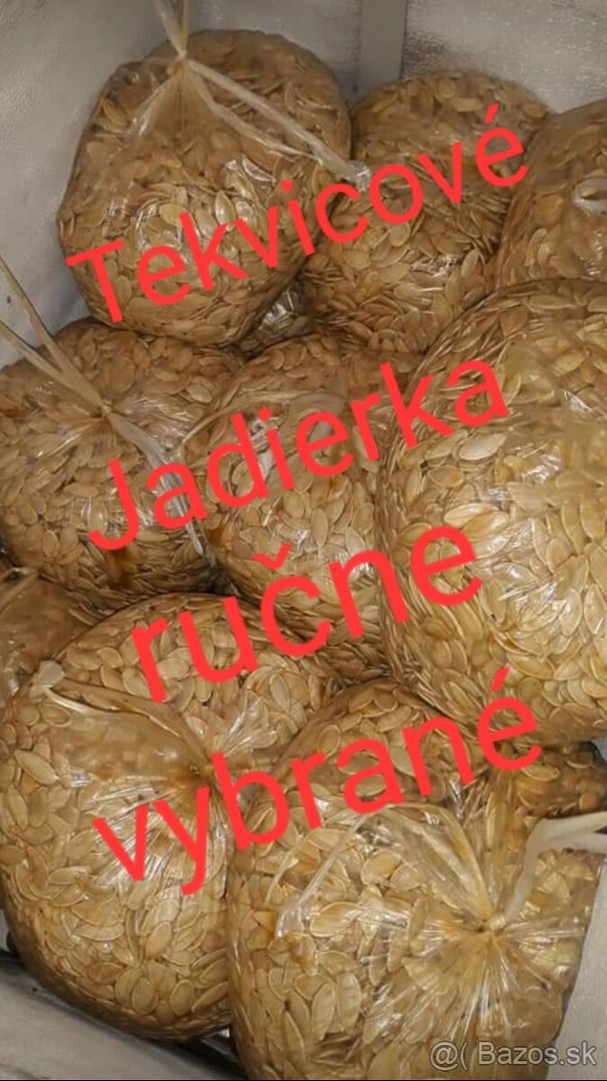 Tekvicové jadierka plné surové - 2