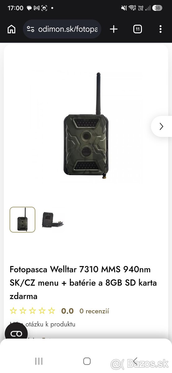 Fotopasca welltar 7310 mms - 2
