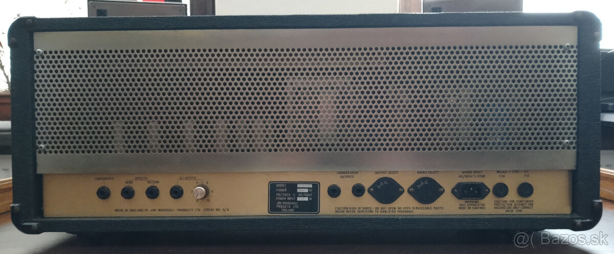 Predám Marshall JCM 800 2210, r. 1986 - 2