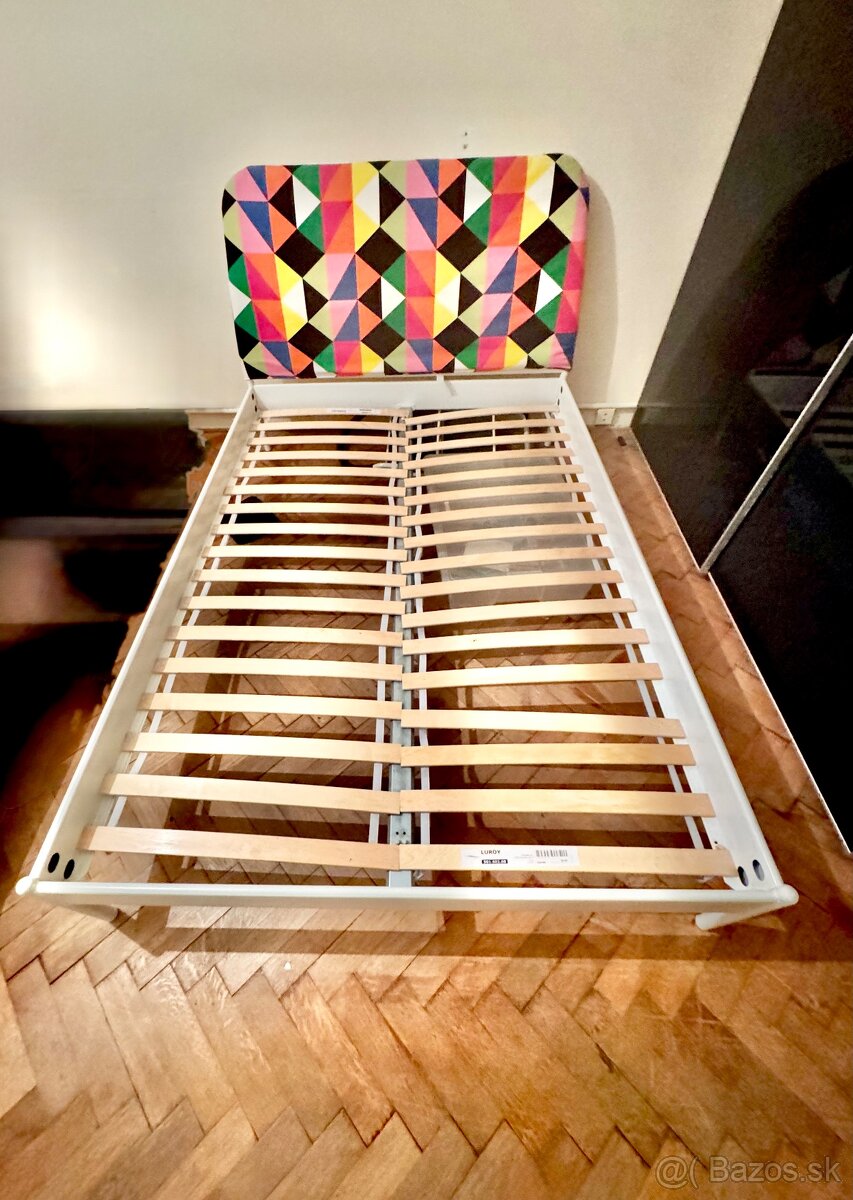 Posteľ 140x200 Ikea Duken aj s roštami. - 2