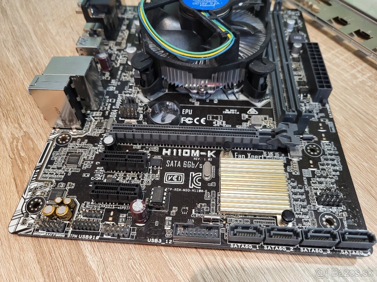 doska Asus H110M-K + i3-7100, socket LGA1151 - 2