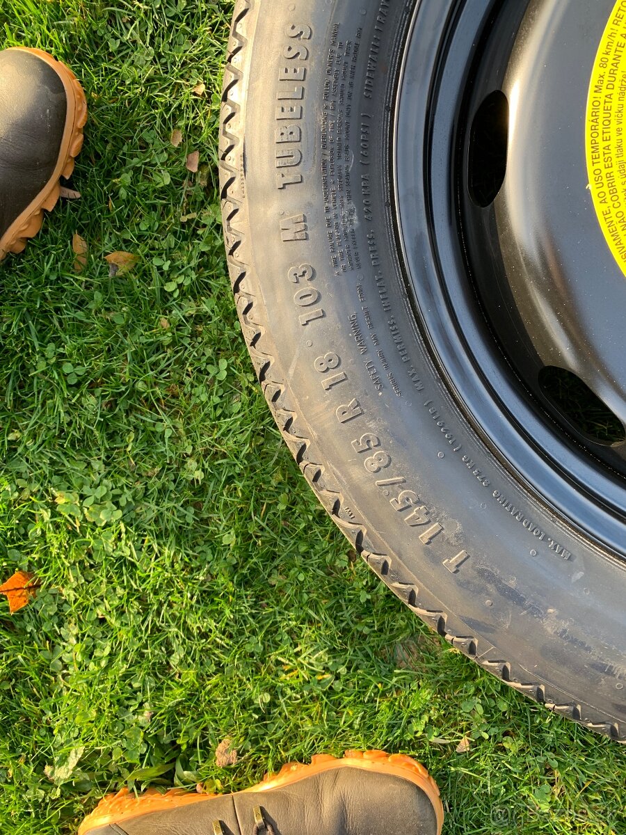 Rezervné koleso VW 5x112 145/85 R18 - 2