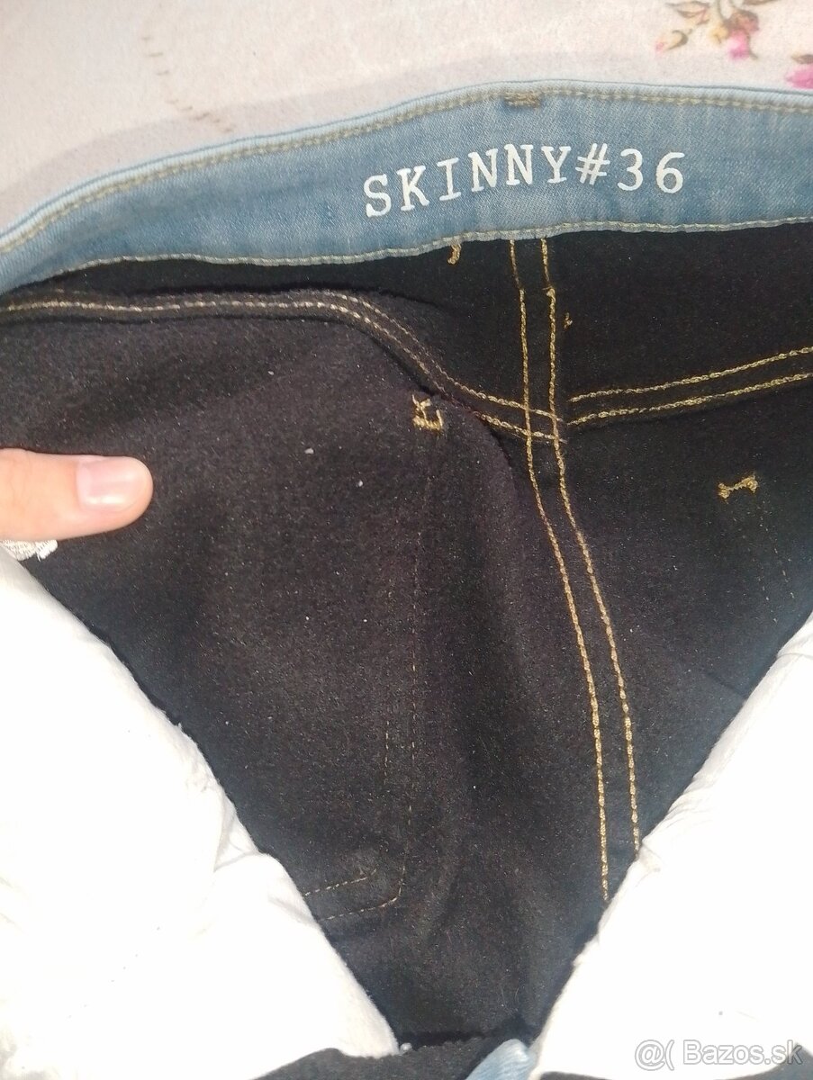 Dámske zateplené rifle - 2