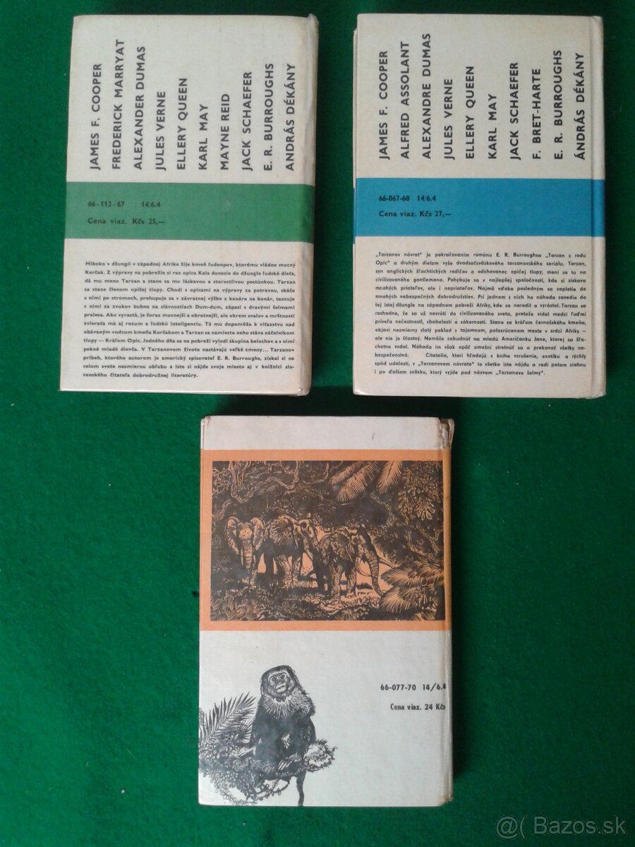 Knihy - dobrodružné romány - TARZAN - 2