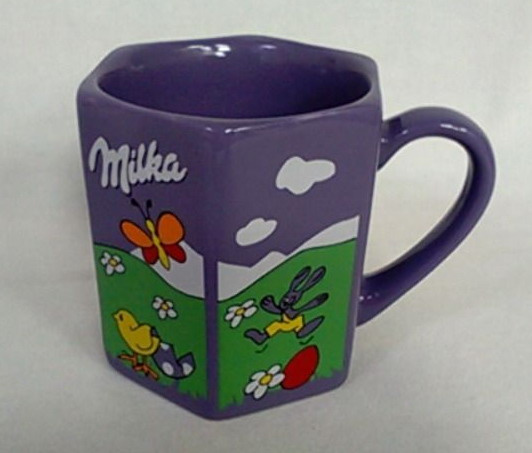 MILKA hrnček v tvare konvičky - NOVÝ - 2