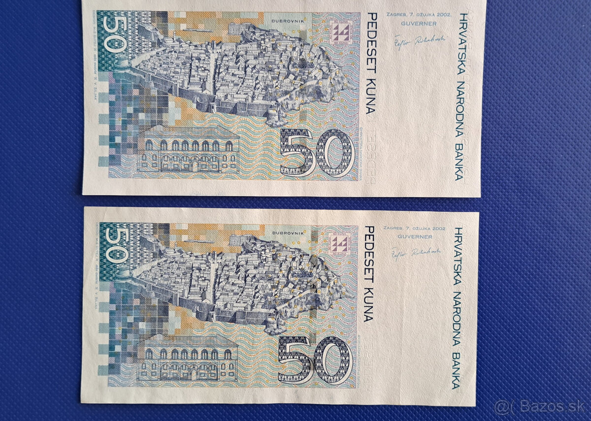 Predám chorvátsku bankovku - 2