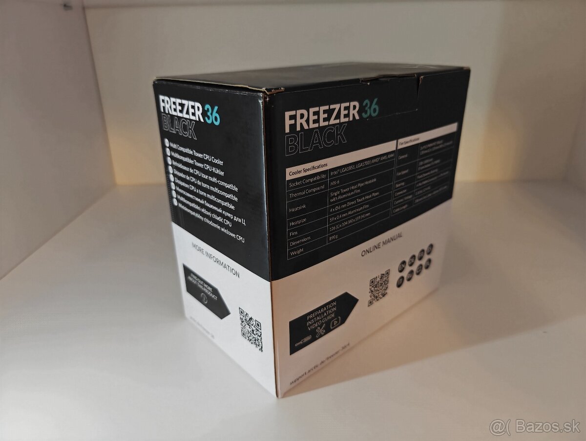 Arctic Freezer 36 Black - nový - 2