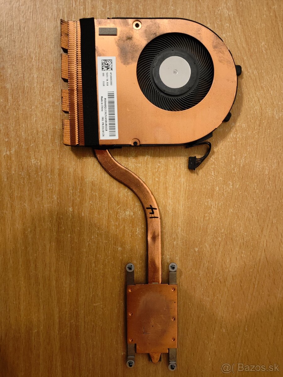 Chladiaci modul Lenovo ThinkPad E490 – ventilátor + heatpipe - 2