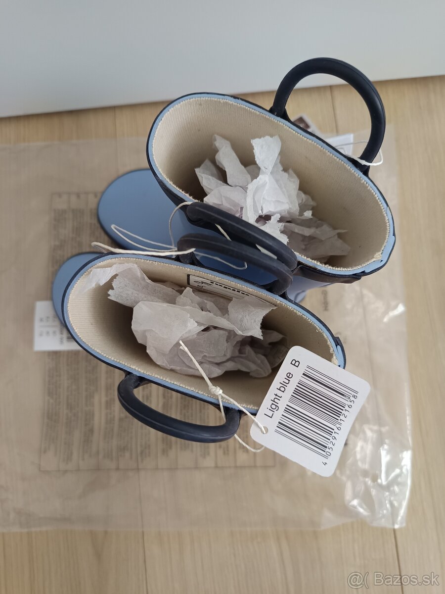Bledomodré gumáky 25 - nové - 2