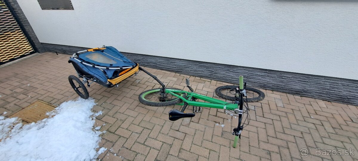 Bicykel s detským vozíkom - 2