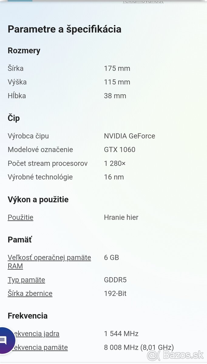 MSI GeForce gtx 1060 Aero itx 6g oc - 2