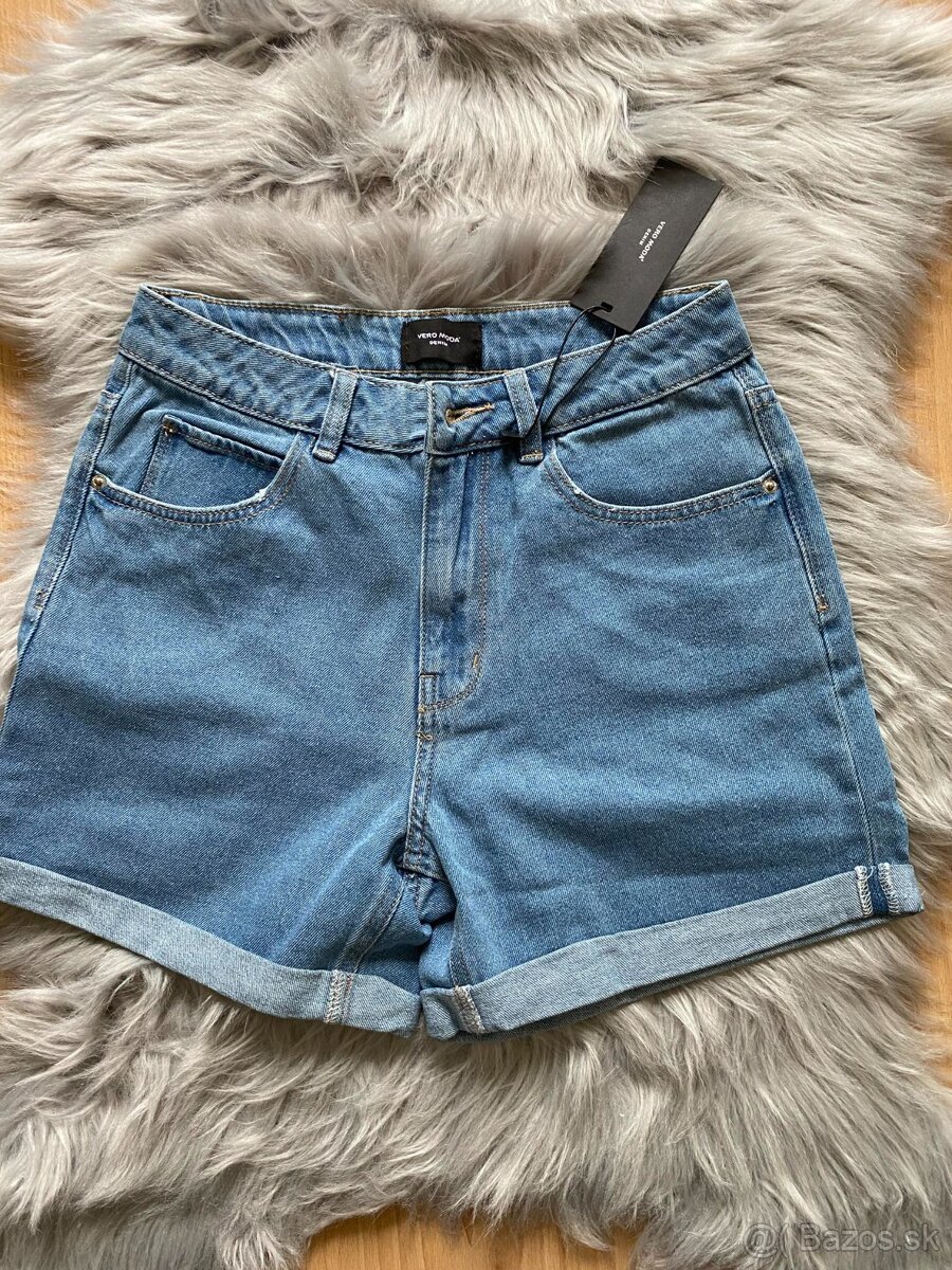 2x riflové kraťasy s visačkou - 2