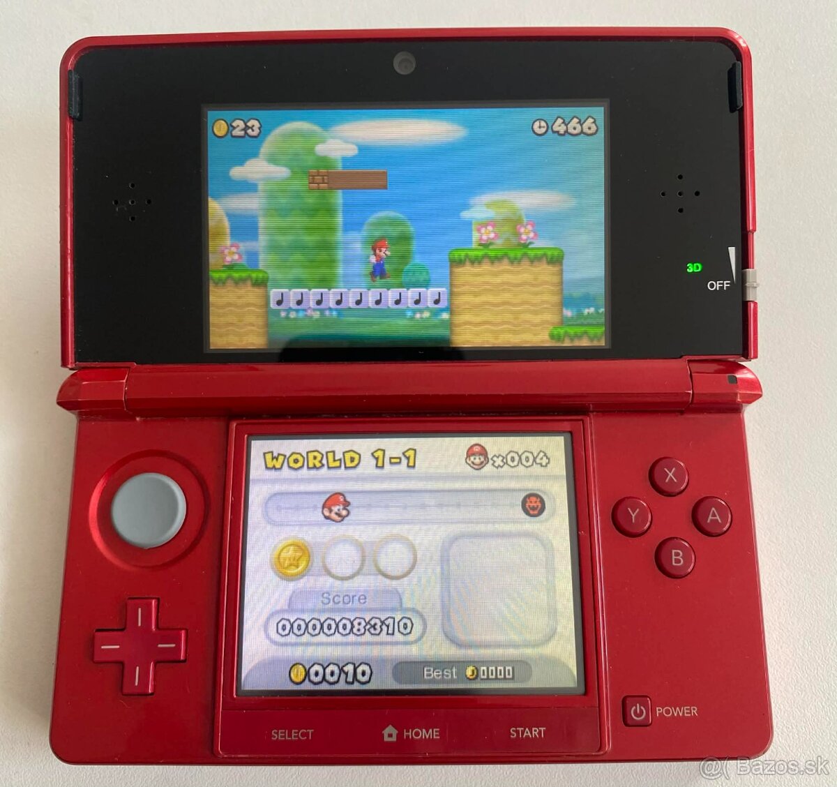 Nintendo 3DS Red + 64gb - 2