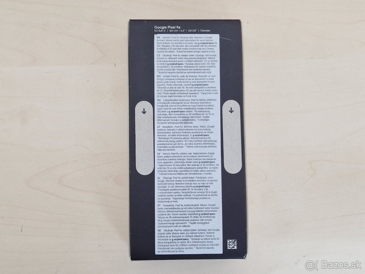 Google Pixel 9a 128GB Obsidian - NOVÝ - 2