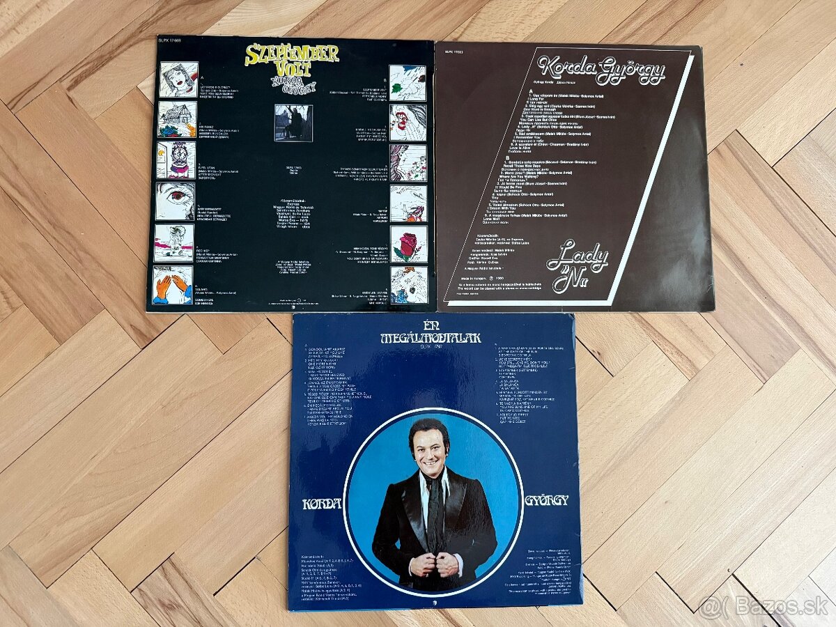 Predám 3 LP Korda György - 2