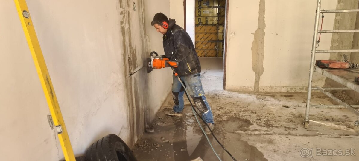 JADROVÉ VŔTANIE, REZANIE ŽELEZOBETÓNU, VÝREZAVANIE ZÁRUBNÍ - 2