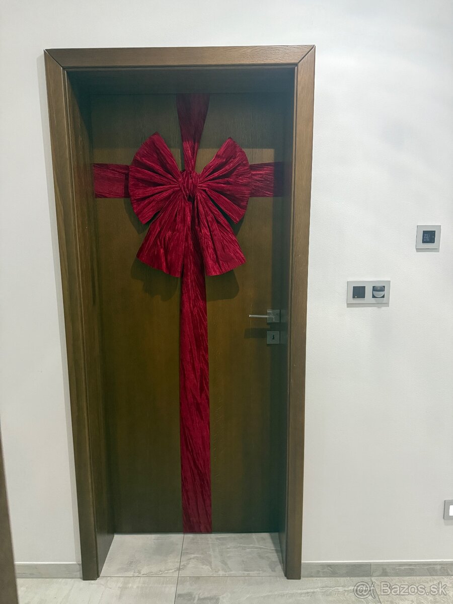 Vianočná veľká mašľa na dvere - 2