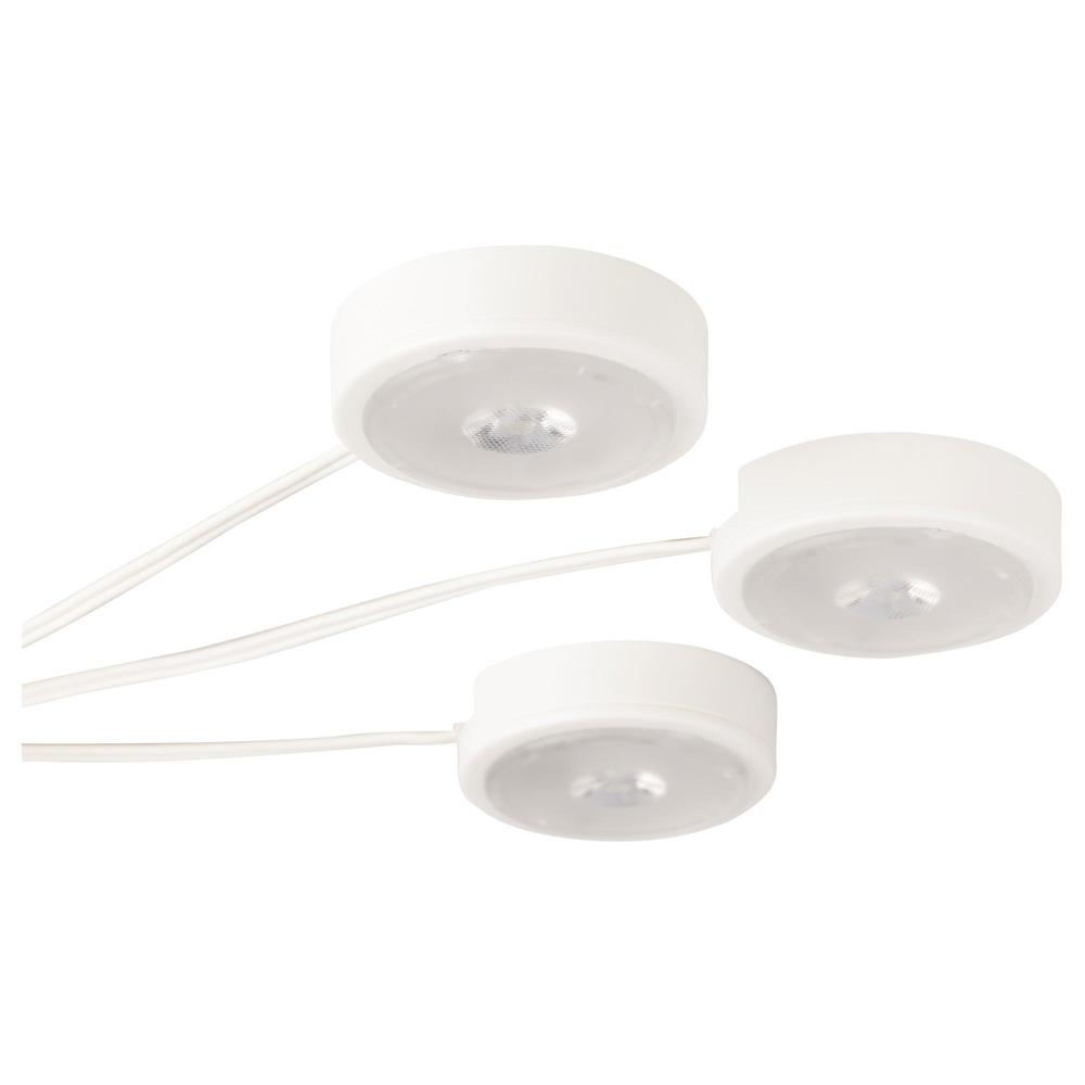 Predám 6 baleni LED troj-svetielok do skriniek IKEA Ledberg - 2