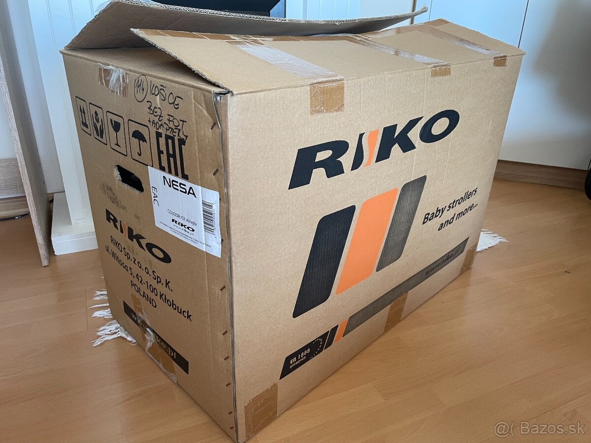 predám kočík RIKO Nesa, jungle / zelený - 2