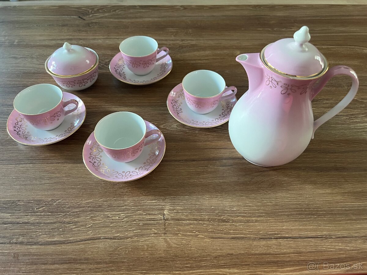 Krásna ružová porcelánová súprava EpiAg - 2