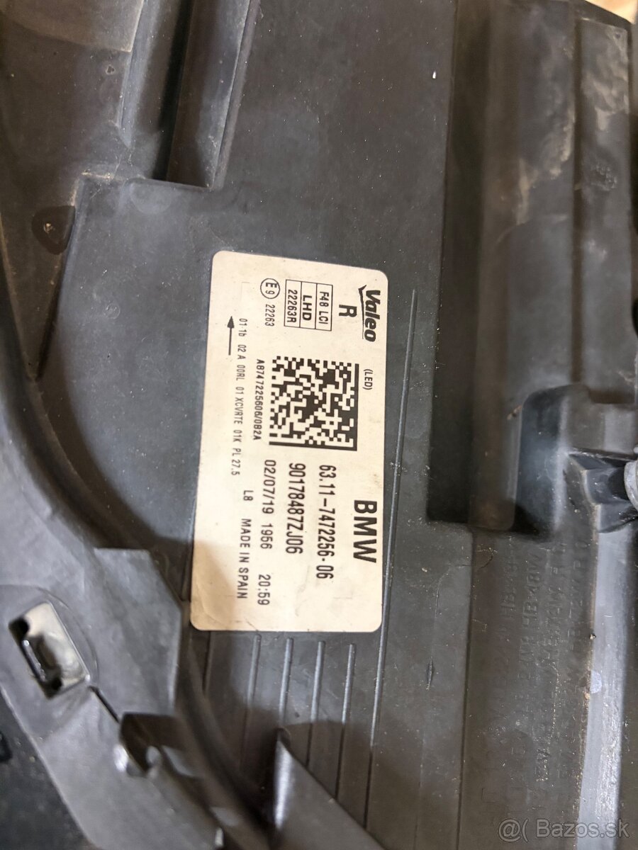 BMW X1 F48 FULL LED LIFT 19- REFLEKTOR PRAVÝ SVETLO - 2