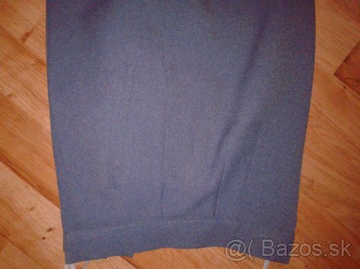 sivé kostýmové nohavice - 2