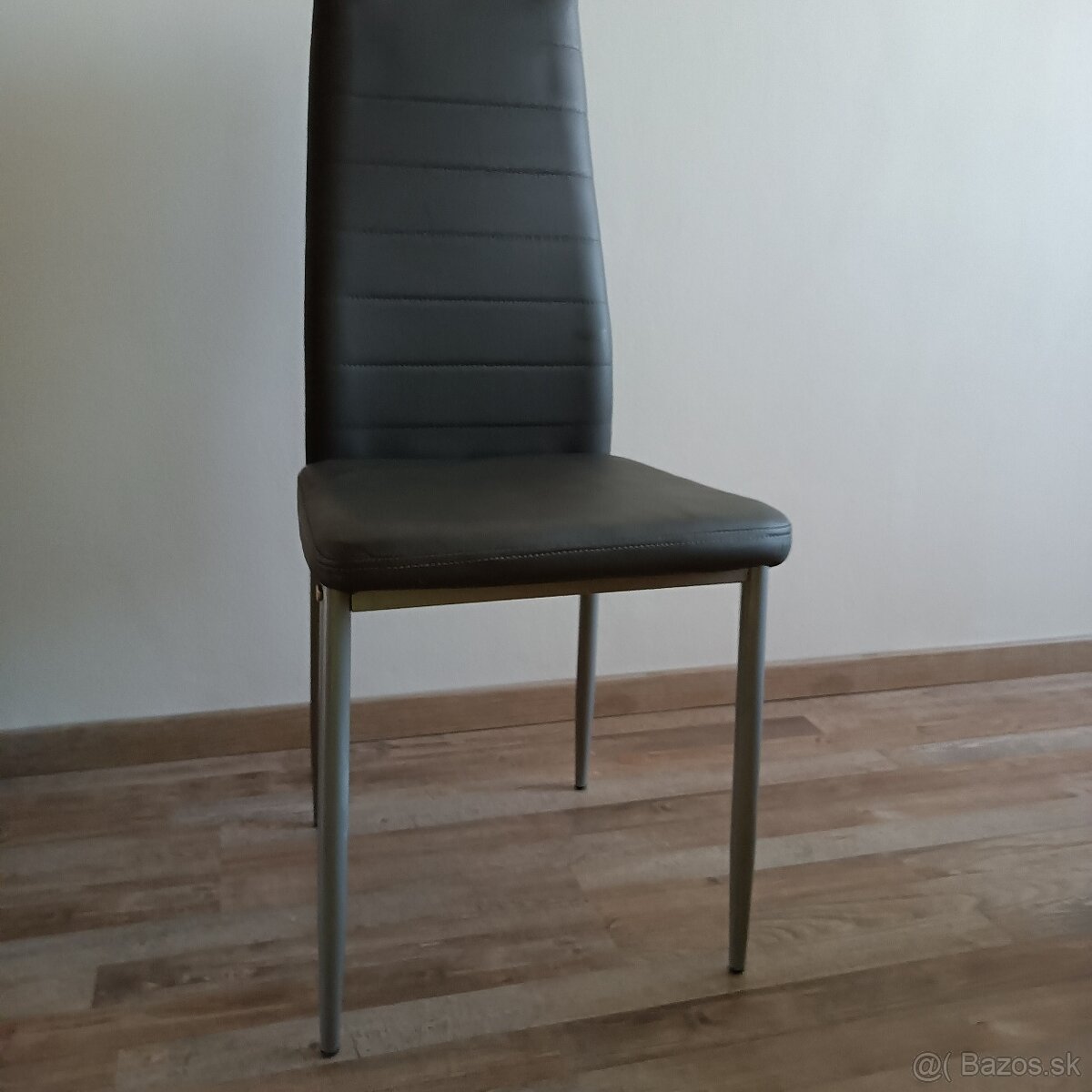 Predám sivé nové stoličky, podsedáky zdarma - 2