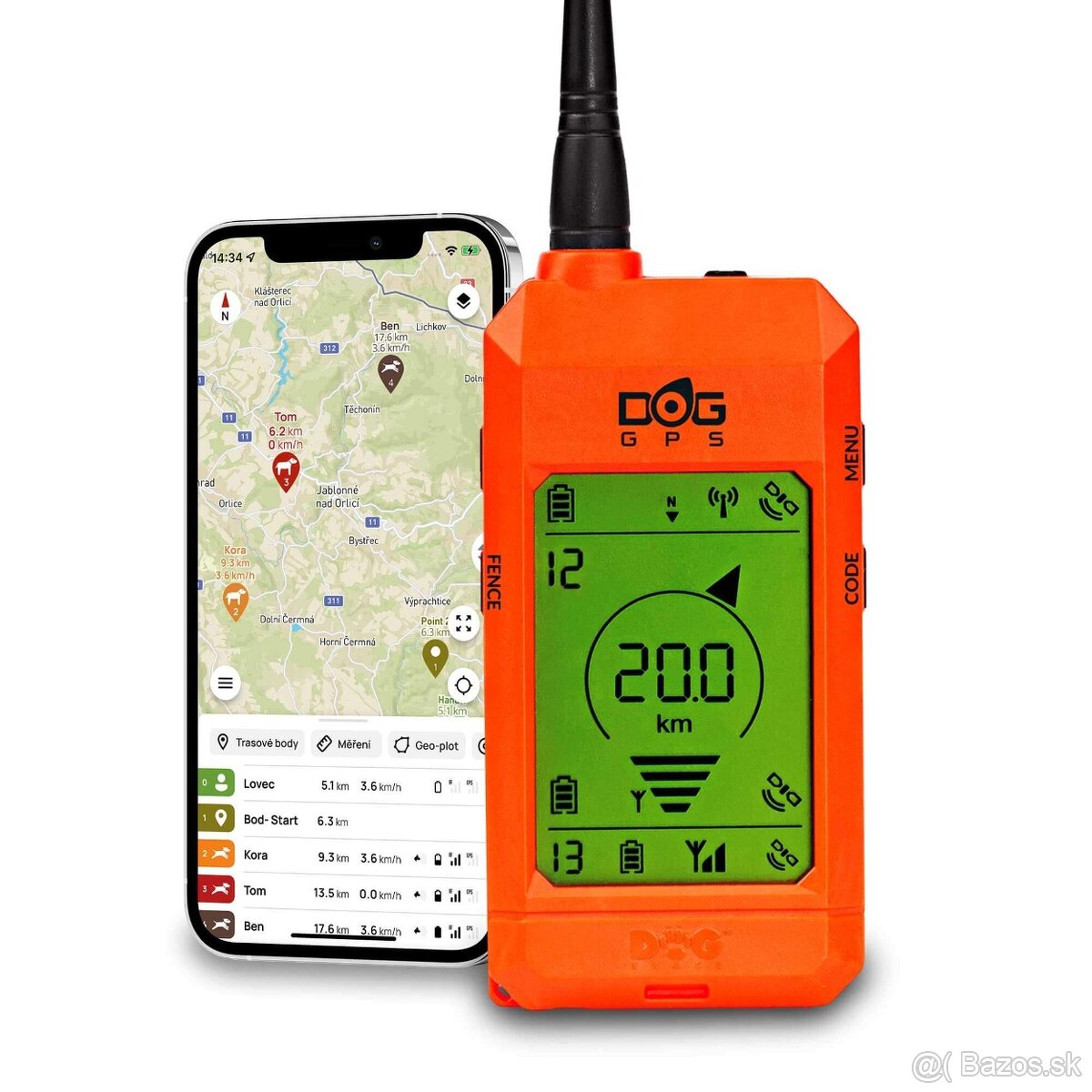 Prijímač - ručné zariadenie pre DOG GPS X30 - 2